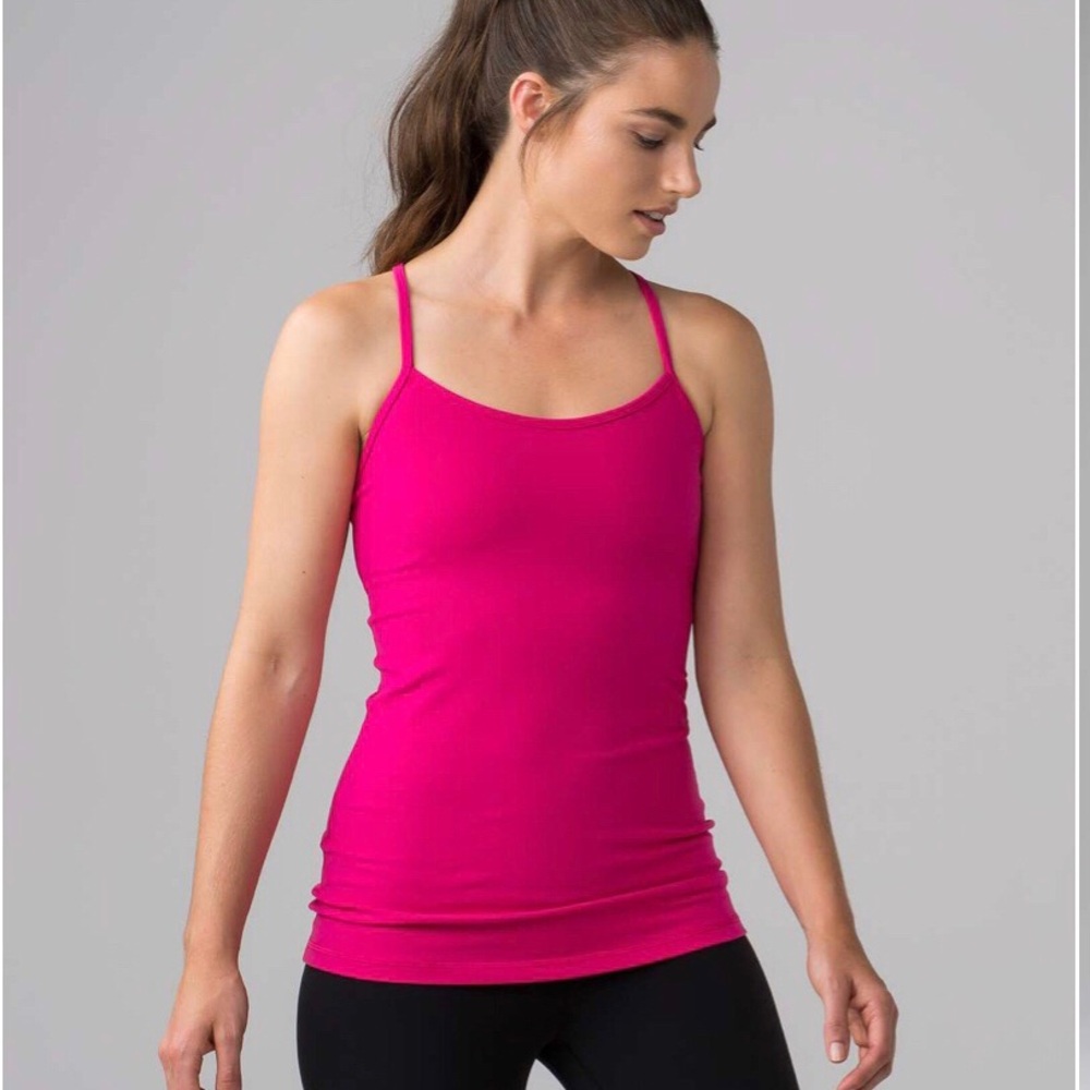 Lululemon Athletica Fuchsia Tank Top